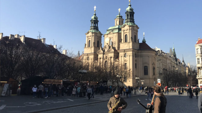 Place de la vielle ville à Prague tourisme