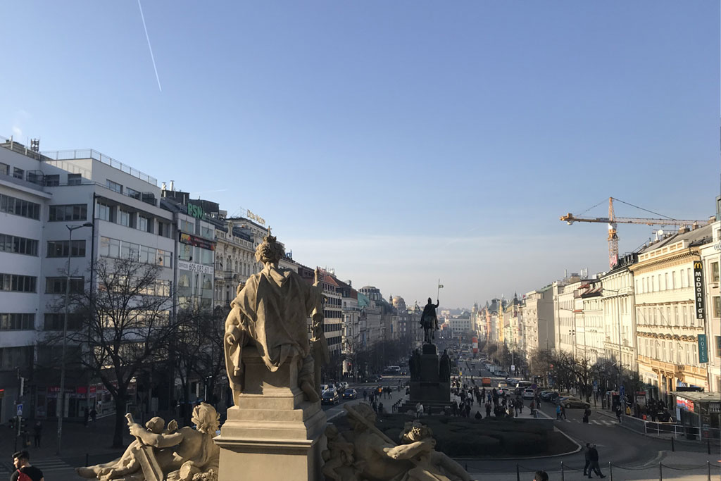 Place Venceslas à Prague tourisme