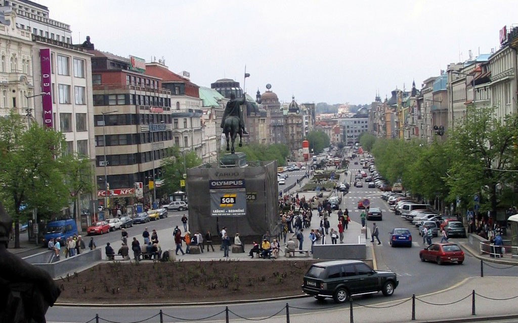 Place venceslas à Prague tourisme